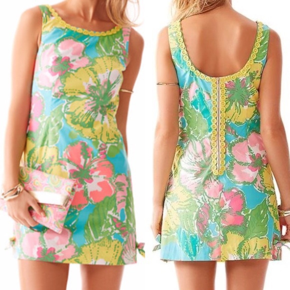 Lilly Pulitzer Delia Shift in Big Flirt - Size 0